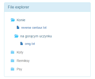 jQuery file-browser